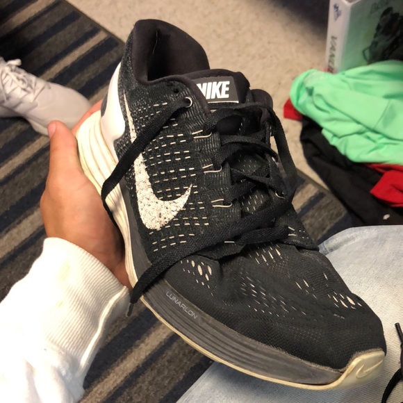 Nike Lunarglide 7 black and grey hell supported - Picture 6 of 10